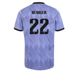 Herren Fußballbekleidung Real Madrid Antonio Rudiger #22 Auswärtstrikot 2022-23 Kurzarm